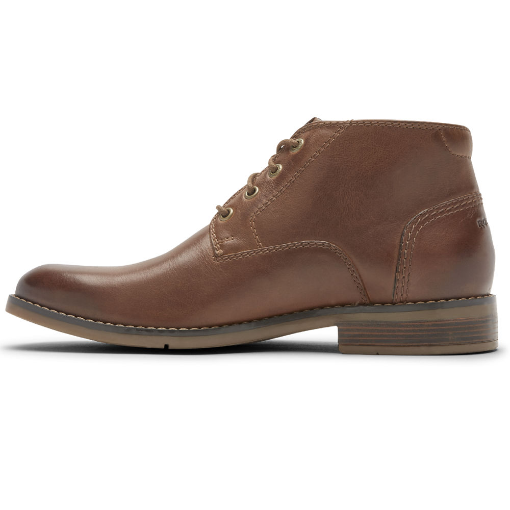 Rockport Boots For Mens Brown - Colden Chukka - ES6572108